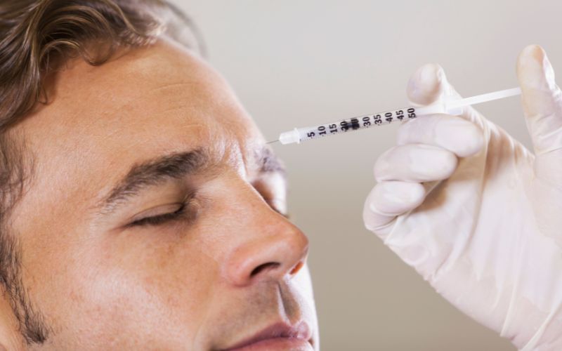 toksyna-botulinowa-czolo botox na czoło