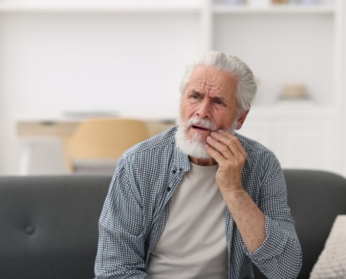 Stan zapalny dziąsła pod mostem protetycznym – diagnostyka w gabinecie